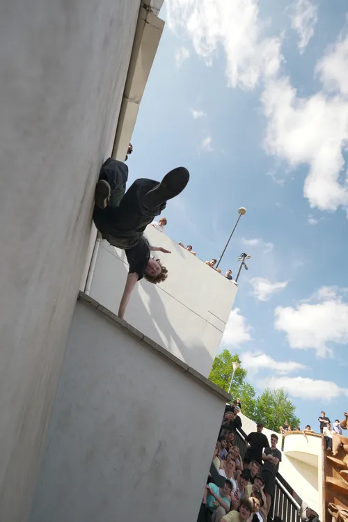 Rachel Gough professional parkour World Champion performer